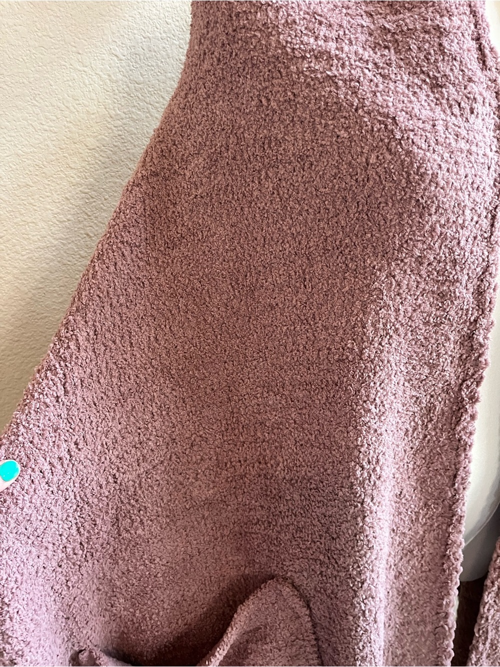 Sunday Citizen Plush Scarf Wrap Dusty Mauve Plum NWT - Picture 2 of 10